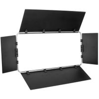 Luxli Barndoors 4-Leaf para Panel LED Taiko 2x1 - Construcción Metálica, Control de Difu