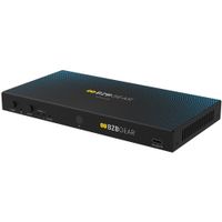 BZBGEAR Switcher HDMI 2.1 2x1 UHD 8K con Generador de Señal, Soporta HDR10, HLG y Dolby V