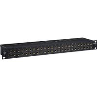 Black Lion Audio PBR TRS3 Patchbay 48-Point con Conectores TRS de 1/4"" Dorados y 24 Interr