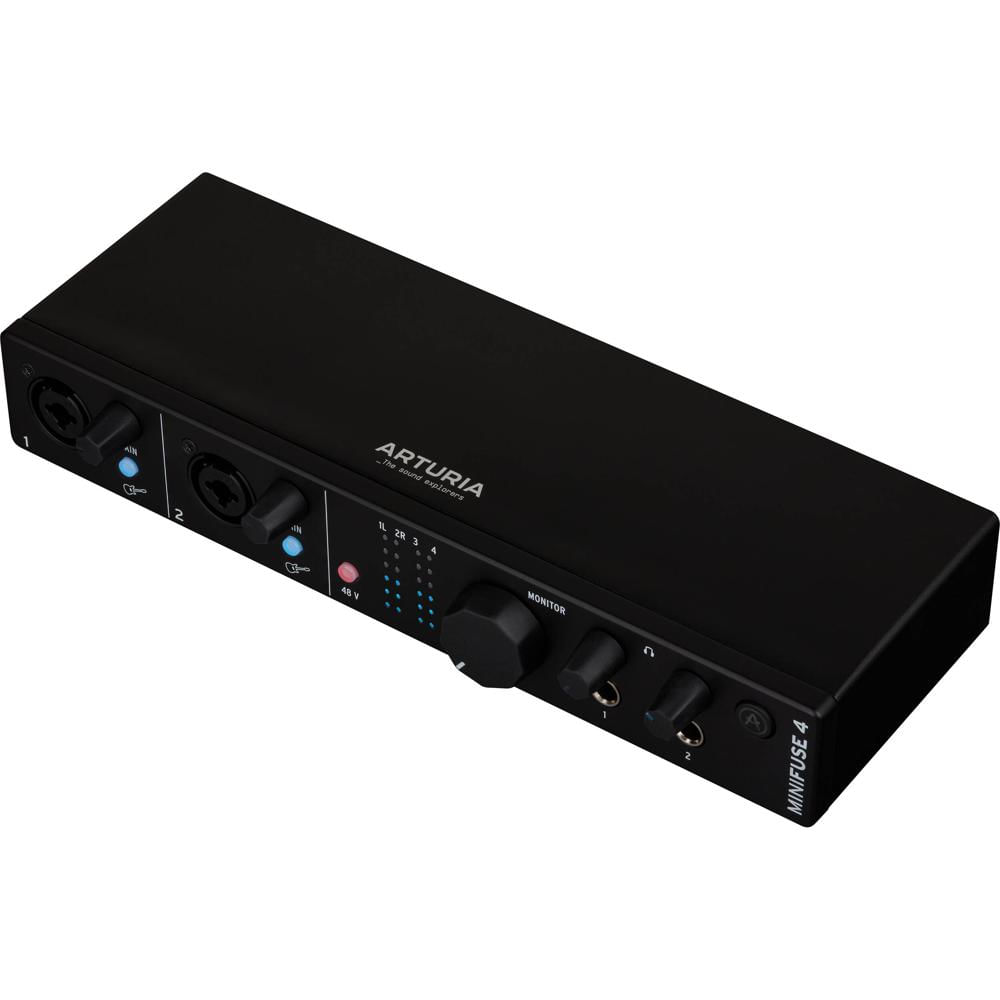 Arturia MiniFuse 4 Interfaz de Audio/MIDI USB Type-C 4x4, 2 Entradas Combo XLR-1/4"", 24-Bi