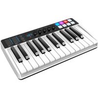 IK Multimedia iRig Keys I/O - Controlador MIDI y Interfaz de Audio 25 Teclas Sensibles a l