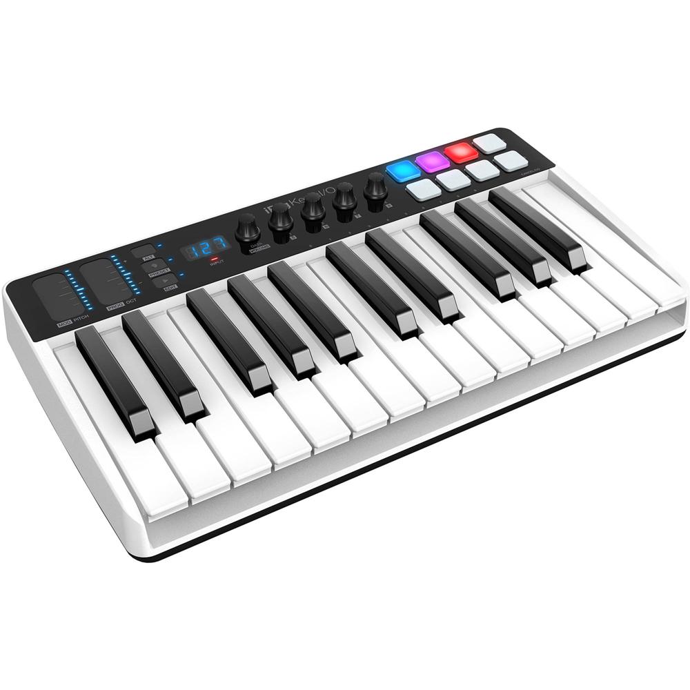 IK Multimedia iRig Keys I/O - Controlador MIDI y Interfaz de Audio 25 Teclas Sensibles a l