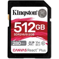 Kingston Tarjeta de Memoria SDXC 512GB Canvas React Plus UHS-II V60