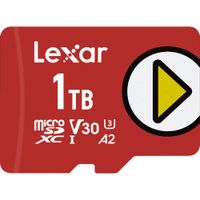 Lexar microSDXC 1TB PLAY UHS-I V30 U3 A2 - 205 MB/s lectura, 140 MB/s escritura, ideal par