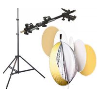 Photoflex Reflector 42"" 5-en-1 con soporte y trípode