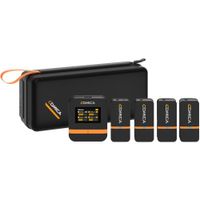Comica Audio Vimo Q Mini Sistema de Micrófono Inalámbrico para 4 Personas con Receptor d