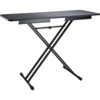 K&M Soporte para Teclado 18900 con Mesa de Trabajo MDF y Acabado Carbono