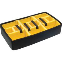 Pelican Set de Divisores Acolchados para Estuche 1555 Air - Interior Nylex Ajustable, Exte