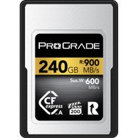 ProGrade Digital CFexpress 2.0 Type A Gold 240GB - Velocidades de lectura hasta 900 MB/s,