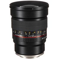 Rokinon 85mm f/1.4 AS IF UMC Lens - Sony E Mount, Apertura f/1.4-22, Elemento Asférico, E