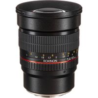 Rokinon 85mm f/1.4 AS IF UMC Lens para Fujifilm X Mount - Lente Telefoto Manual con Elemen