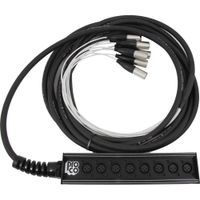 Pro Co Sound StageMASTER Snake 8 Canales XLR 25'