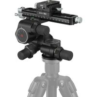 Oben GH3W-15 Cabezal Trípode Geared con Kit de Riel de Enfoque Macro de 7""
