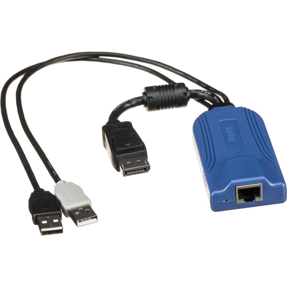 Raritan D2CIM-DVUSB-DP Cable CIM para KVM con Salida DisplayPort y Conectores USB-A Duales