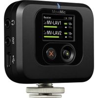 Shure MoveMic Receiver para Cámaras y Dispositivos Móviles - Receptor Inalámbrico Dual-