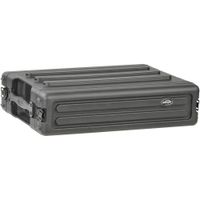 SKB Rack Case 2U Roto Shallow con Rails de Acero - Profundidad de 10.7""