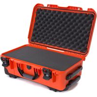 Nanuk 935 Maletín Duro con Ruedas y Espuma (Naranja, 28.5L) - Resistente al Agua, Polipro