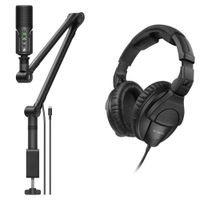 Sennheiser Profile Mic Streaming Set con Auriculares Dinámicos, Patrón Cardioide, Brazo