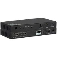 KanexPro Switcher HDMI 2x1 8K con De-Embedding de Audio, Soporta HDR y Dolby/DTS