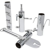 Kupo Pipe Boom Rig Kit 4 Piezas - Soporte de Acero para Iluminación con Adaptadores Front