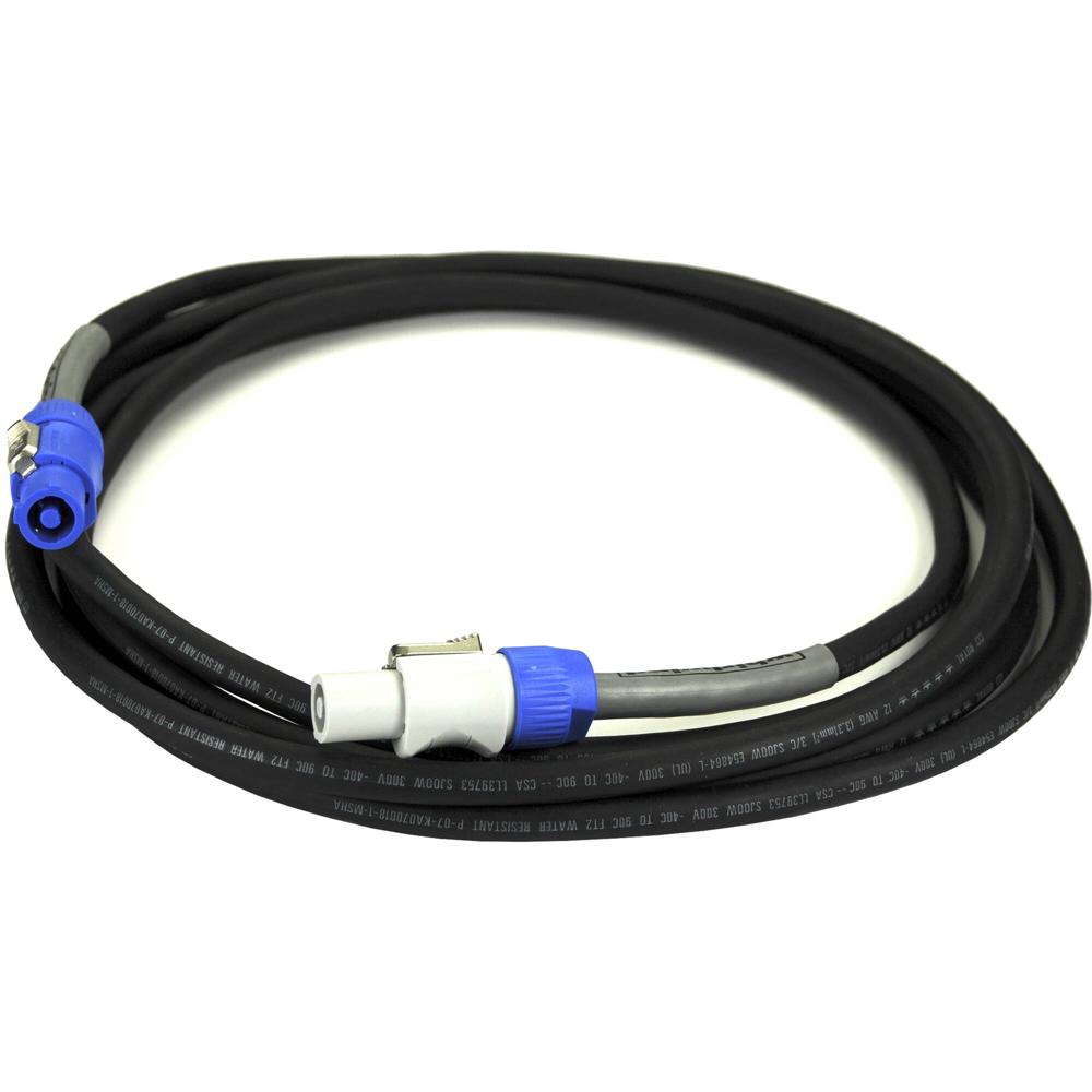 Whirlwind Cable Jumper AC Powercon NAC3 50' para PL1-420 y PL1DI