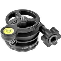 Acratech Base de Nivelación para Trípodes 1/4""-20, Capacidad de Carga 25 lb, Movimiento
