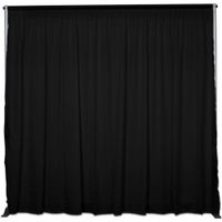 Liba Fabrics Fondo Velour Ignífugo 10 x 15' Color Negro