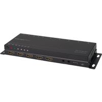 KanexPro UltraSlim 4K HDMI 4x1 Switcher - 4 Entradas HDMI, Salida HDMI 4K x 2K @ 60 Hz, 18