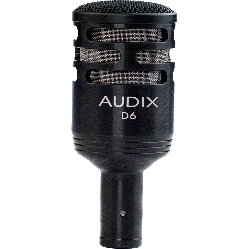 Audix Micrófono Dinámico D6 para Instrumentos - Patrón Cardioide, Respuesta de Frecuenc