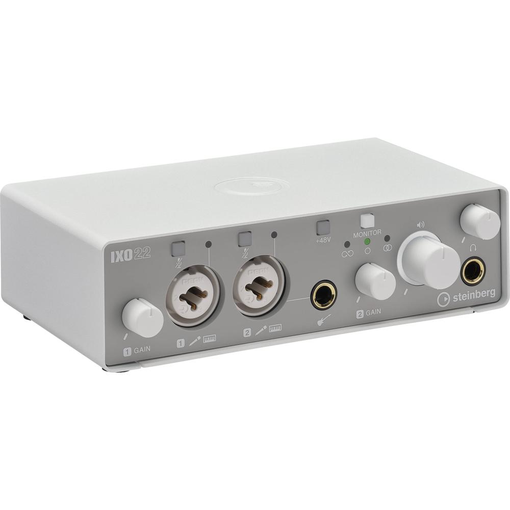 Steinberg IXO22 Interfaz de Audio USB-C 2x2, 24-Bit/192 kHz, 2 Preamplificadores XLR, Func