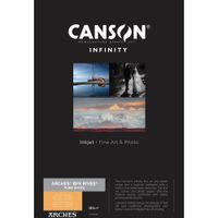 Canson Infinity Papel Fotográfico ARCHES BFK Rives Pure White 17 x 22"" - 25 Hojas, 100% A