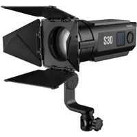 Godox S30 Luz LED Focalizada 5600K, Dimmable 10-100%, Ángulo de Haz Ajustable 6-55°