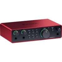 Focusrite Scarlett 2i2 4th Generation Interfaz de Audio USB-C 2x2 con Preamplificadores de