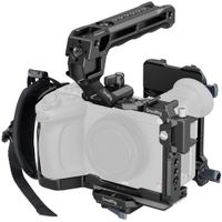 SmallRig Cage Kit Avanzado para Sony FX2 con Placa de Batería V-Mount y Mango Superior