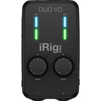 IK Multimedia iRig Pro Duo I/O - Interfaz de Audio/MIDI de 2 Canales con Preamplificadores