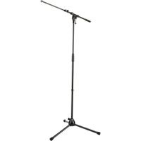 K&M Soporte de Micrófono Tripode 210/9 con Brazo Telescópico, Altura Ajustable 35.4 a 63