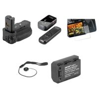Vello Kit de Accesorios para Cámaras Sony a9 y a7 III - Grip Vertical, Control Remoto y P