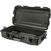 Nanuk 980 Hard Case Olive 36L - Resina NK-7, Impermeable IP67, Cierre de Latch, Asa de Tra