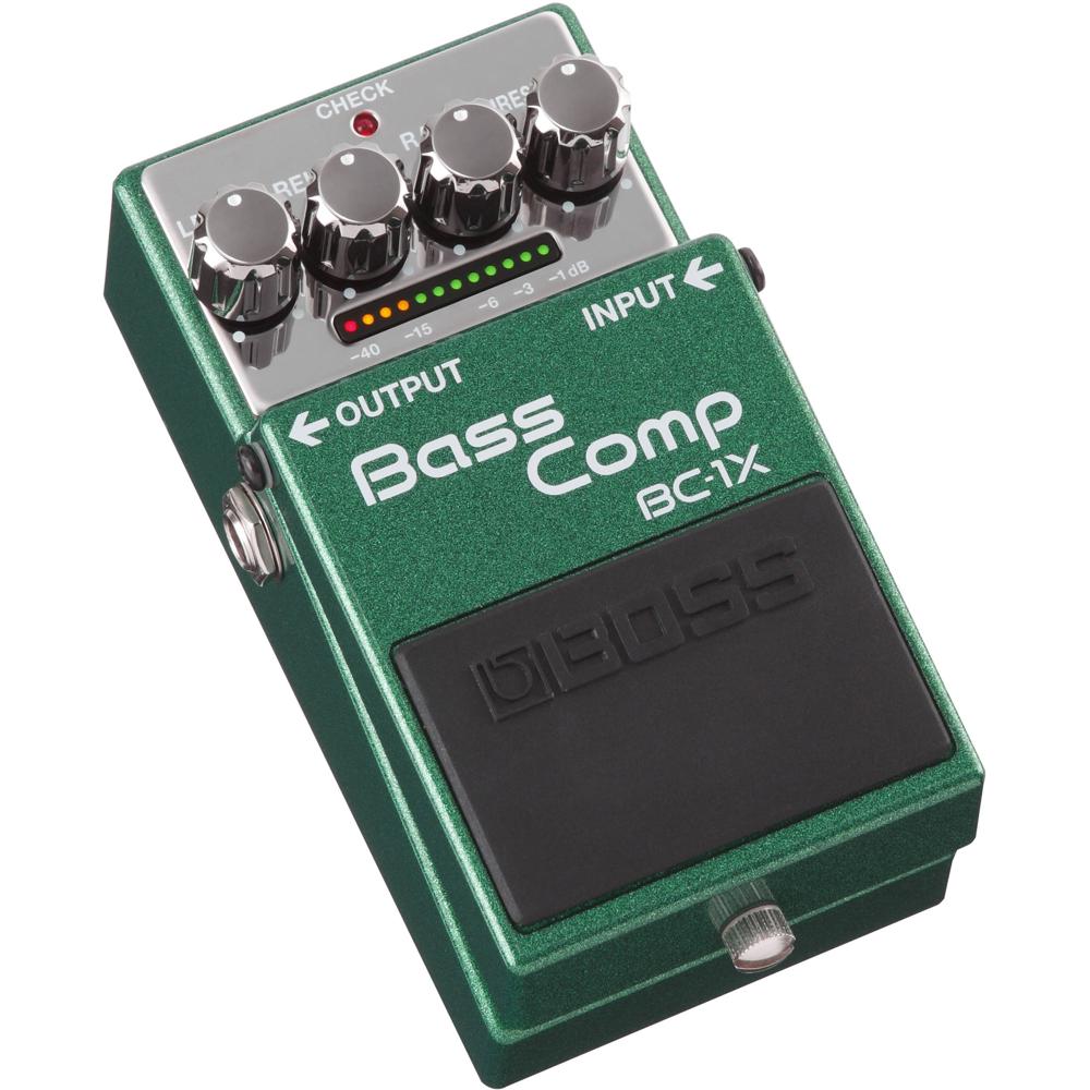 BOSS Pedal Compresor para Bajo BC-1X - Compresión Multi-Banda Avanzada, Procesamiento Mul