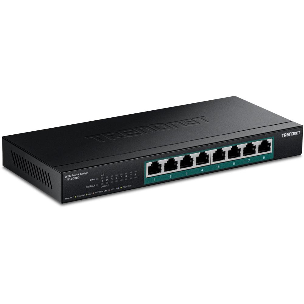 TRENDnet Switch Gestionado TPE-BG380 8 Puertos 2.5G PoE++ 230W