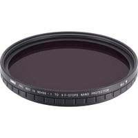 Okko Filtro ND Variable 58mm 1 a 9 Pasos - Vidrio Óptico Japonés, Marco de Aluminio Impe