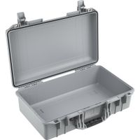 Pelican 1525AirNF Funda Dura Personalizable con Forro, Color Plata, IP67 a Prueba de Agua