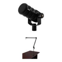 RODE PodMic Micrófono Dinámico USB y XLR con Brazo de Transmisión