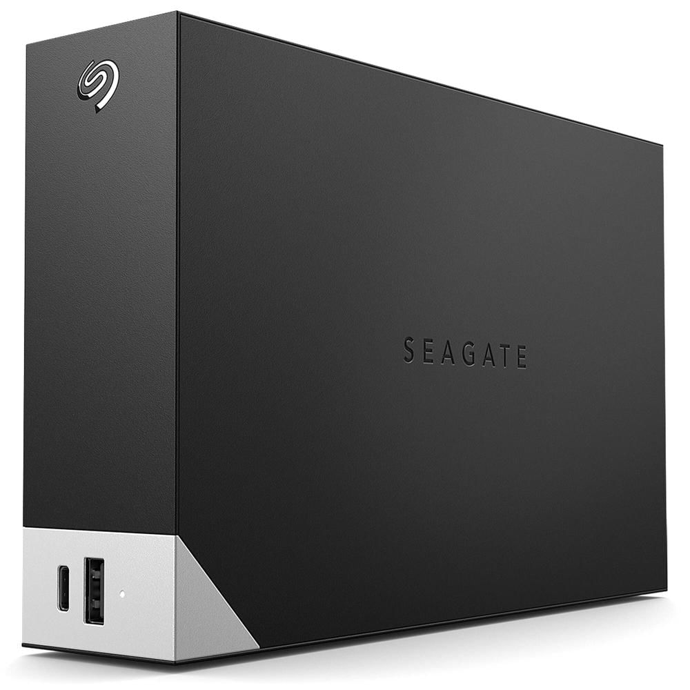 Seagate Disco Duro Externo de 16TB One Touch con Hub - USB 3.2 Tipo-A y Tipo-C, Compatible