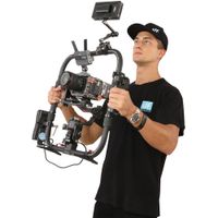 DigitalFoto Ring Grip Básico para Gimbal DJI RS 2, RS 3 y RS 3 Pro con Soporte Doble y Ad