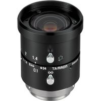 Tamron C-Mount 6mm Lente Fija para Cámaras 1/1.8"" - Iris Manual, Enfoque Manual, Distanci
