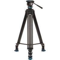 Benro Tripode de Video KH26PC con Cabezal Fluido y Capacidad de Carga de 15 lb