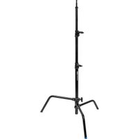 Avenger C-Stand Turtle Base 5.0' - Estructura de Acero Negro, 3 Secciones, 2 Elevadores, B