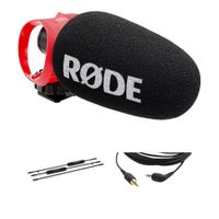 RODE VideoMicro II Kit de Micrófono Shotgun Ultracompacto con Boompole y Cable de 20'