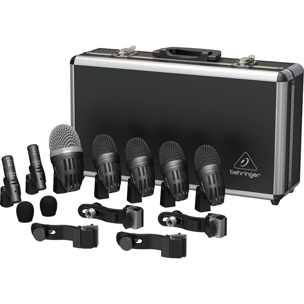 Behringer BC1500 Paquete de Micrófonos para Batería de 7 Piezas - Incluye Micrófono par